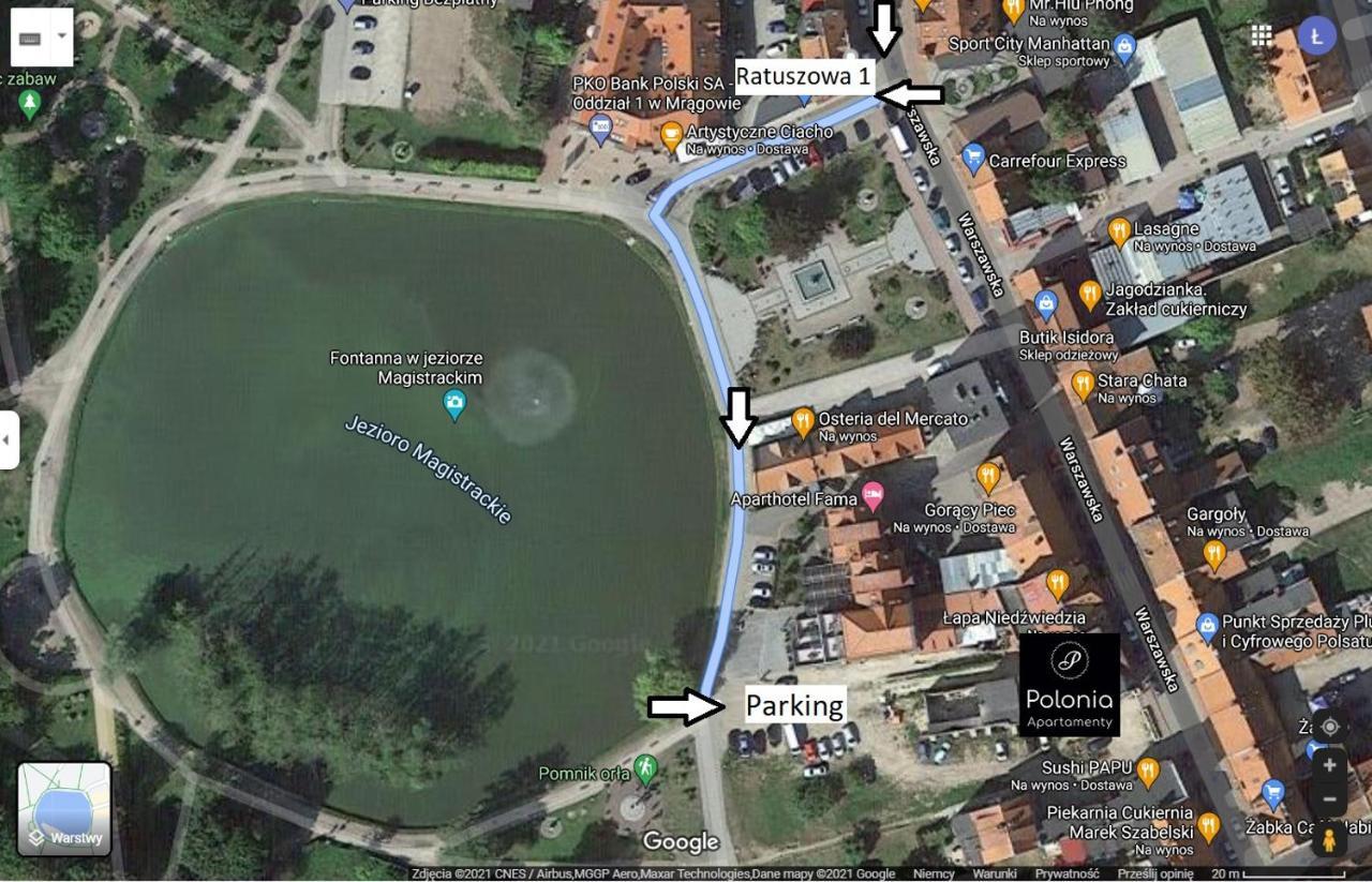 Apartamenty Polonia Mrągowo Esterno foto